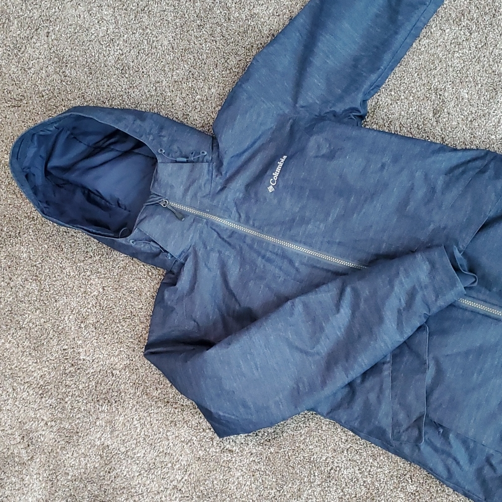 COLUMBIA Omni-Tech Winter Coat Jacket Ski Snowboard Waterproof Breathable Wms Sm